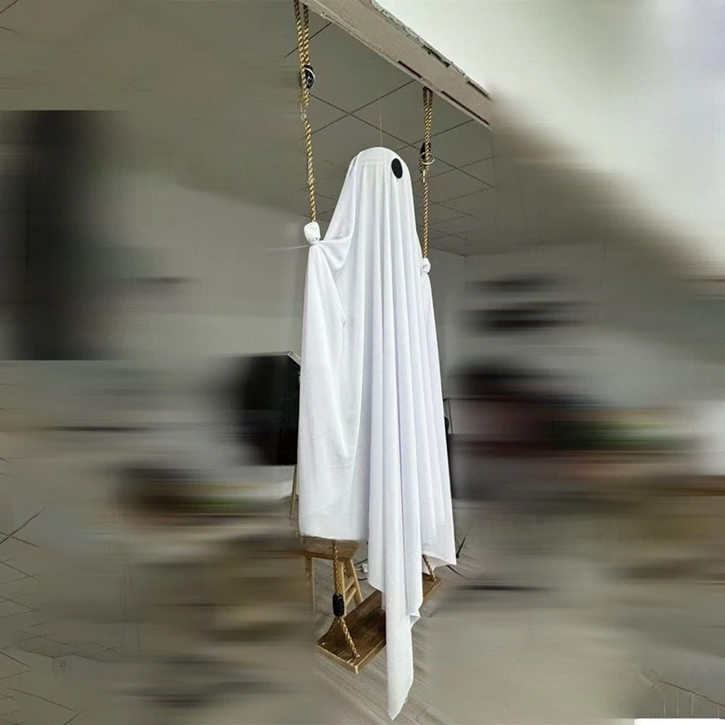 Halloween Large Hanging Swing Ghost Glowing Ghost Ornament Halloween Front Porch Courtyard Hanging Decor Remote Control Ghost
Halloween Large Hanging Swing Ghost Glowing Ghost Ornament Halloween Front Porch Courtyard Hanging Decor Remote Control Ghost