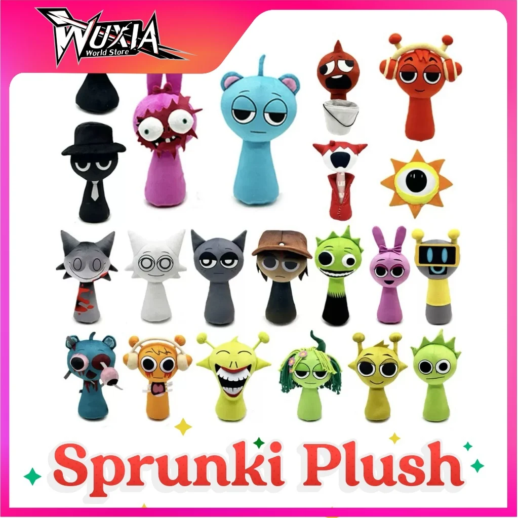 Плюшевые игрушки Sprunki Incredibox, плюшевая кукла Sprunki, игра, мультяшная подушка, детские подарки на день рождения, мягкие куклы, подарок на день рождения, игрушка
Плюшевые игрушки Sprunki Incredibox, плюшевая кукла Sprunki, игра, мультяшная подушка, детские подарки на день рождения, мягкие куклы, подарок на день рождения, игрушка