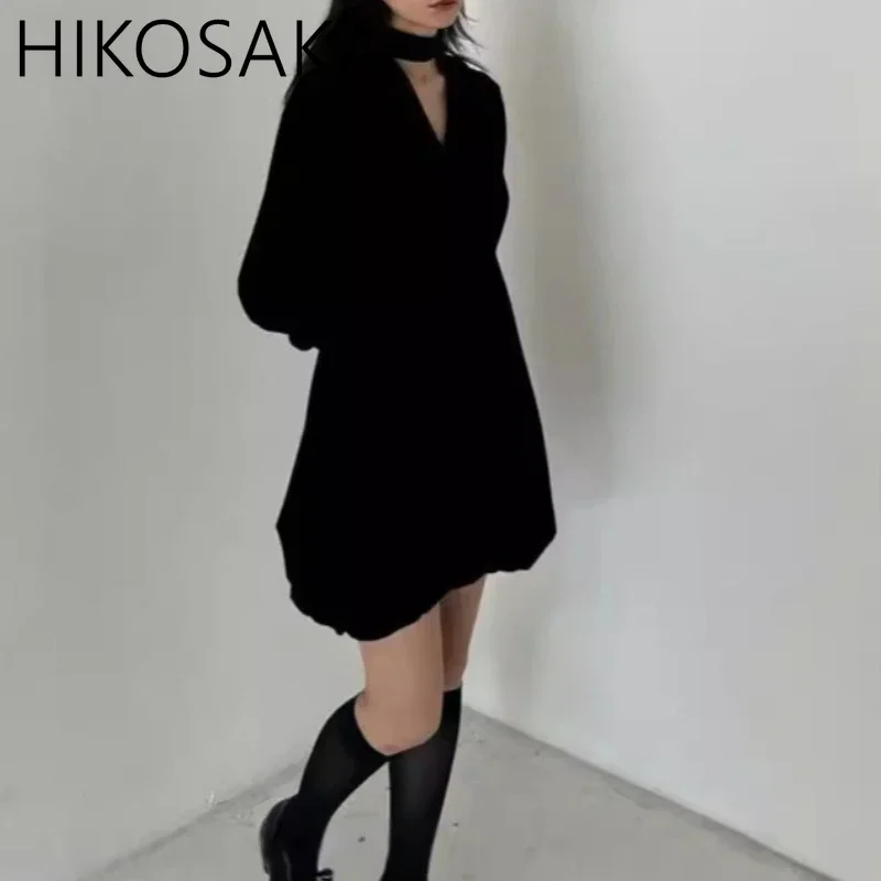 Fashion Sexy Ribbon V-neck Velvet Dress High Waist Slim Fit A-line Long Sleeve Robe 2024 Fall Winter Elegant Vestidos Mujer
Fashion Sexy Ribbon V-neck Velvet Dress High Waist Slim Fit A-line Long Sleeve Robe 2024 Fall Winter Elegant Vestidos Mujer
