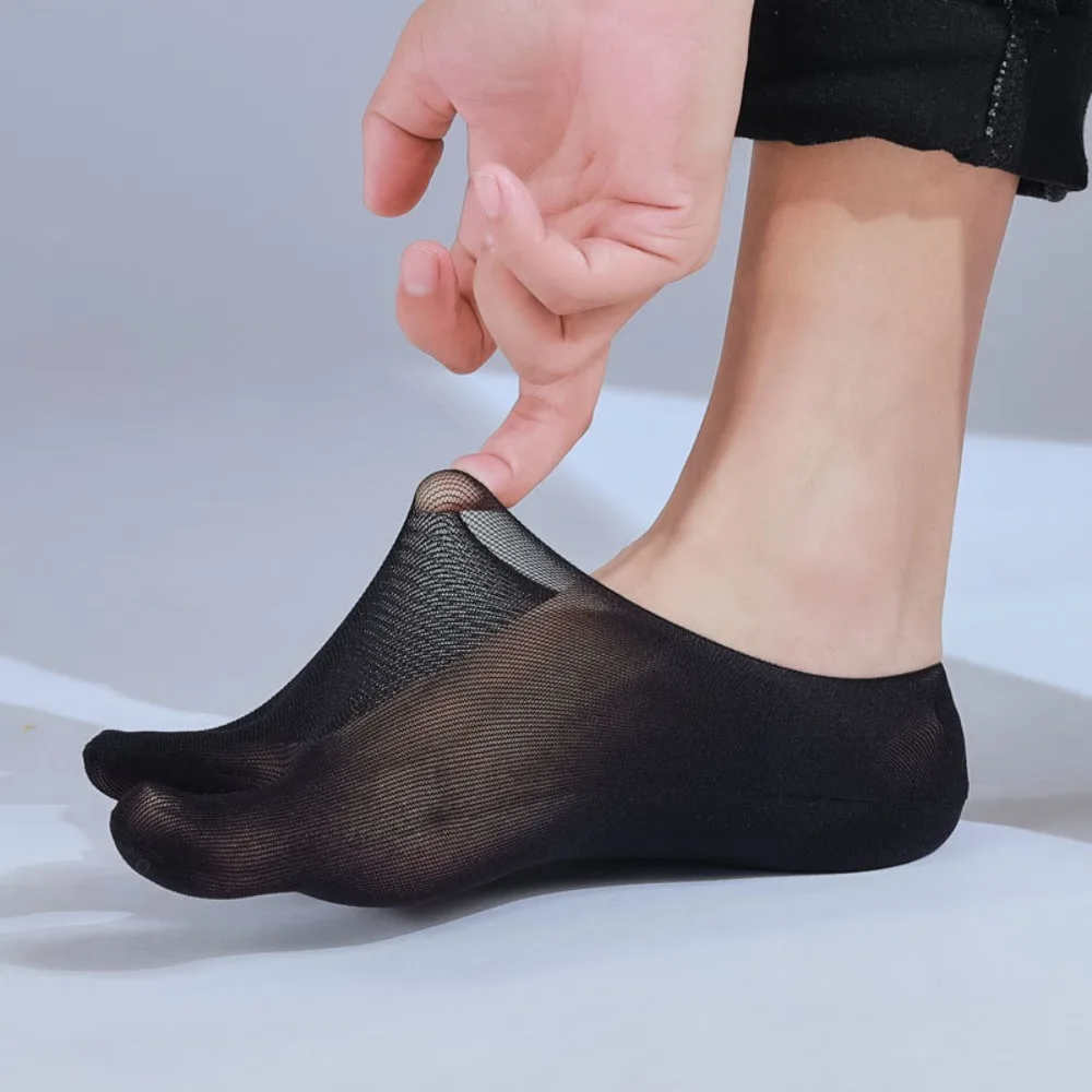 Elastic Transparent Men's Five Finger Socks Hollow Short Men's Mesh Five Toes Socks Ultra-thin Low Cut Outdoor
Elastic Transparent Men's Five Finger Socks Hollow Short Men's Mesh Five Toes Socks Ultra-thin Low Cut Outdoor