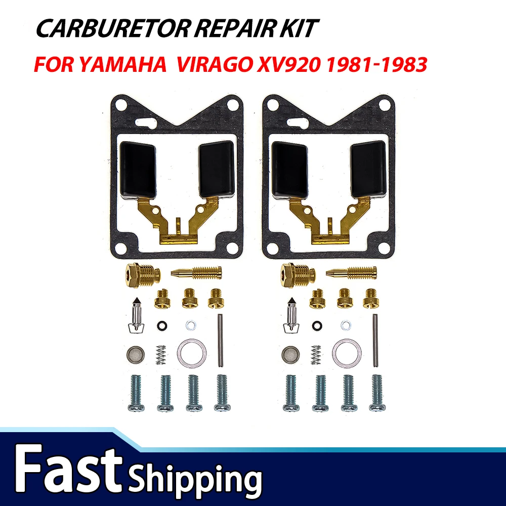 2Sets For Yamaha Virago XV920 1981-1983 Motorcycle Carburetor Rebuild Repair Kit
2Sets For Yamaha Virago XV920 1981-1983 Motorcycle Carburetor Rebuild Repair Kit