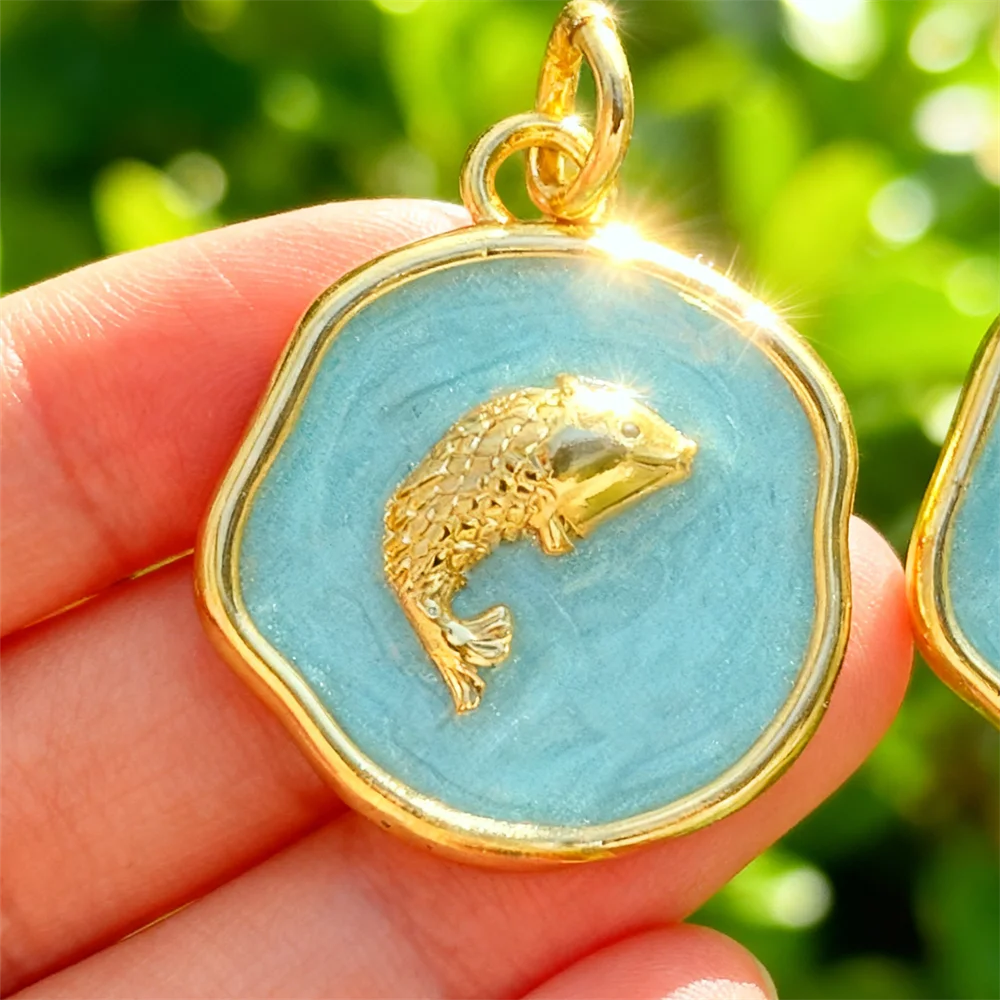 4Pcs Pendants Brass Enamel Koi Fish Style Charms Cubic Zirconia for DIY Jewelry Necklace Bracelet Daily Wear Fashion Accessories
4Pcs Pendants Brass Enamel Koi Fish Style Charms Cubic Zirconia for DIY Jewelry Necklace Bracelet Daily Wear Fashion Accessories