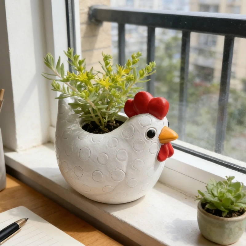 Resin Rooster Hen Figurine Cute Farmhouse Sculpture For Home Table Centerpiece Office Desk Plant Pot Holder Gift For Women
Resin Rooster Hen Figurine Cute Farmhouse Sculpture For Home Table Centerpiece Office Desk Plant Pot Holder Gift For Women