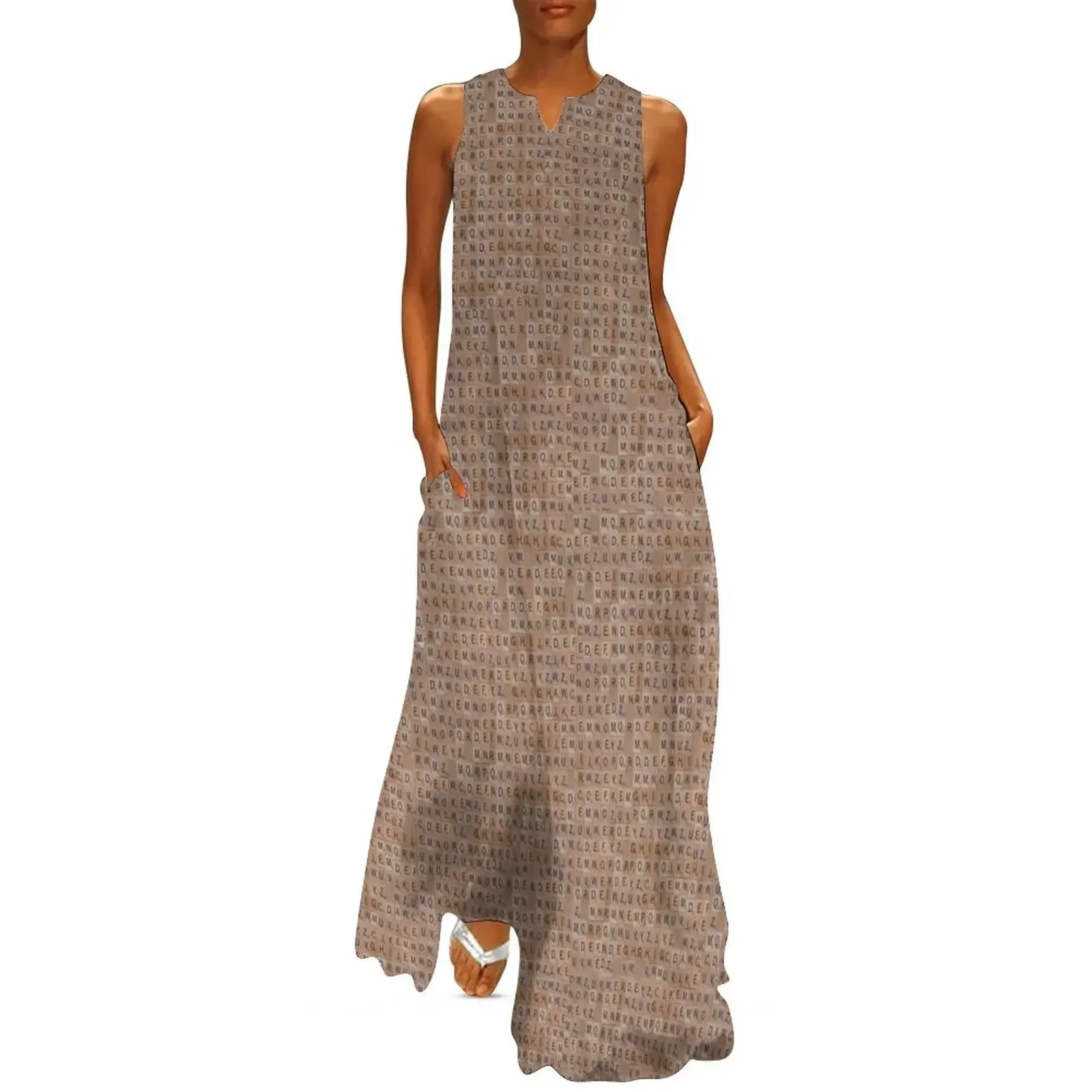 Scrabble Pattern Long Dress womens clothing Women's skirt dresses summer prom dresses 2025 Dress
Scrabble Pattern Long Dress womens clothing Women's skirt dresses summer prom dresses 2025 Dress