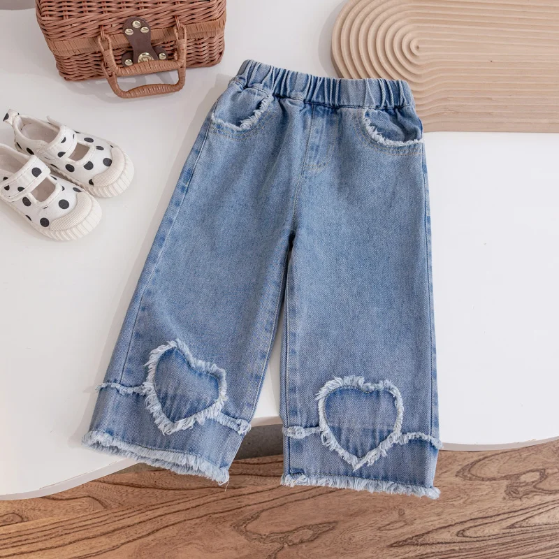 Kxkm-Children's Spring Jeans Casual Trousers Male and Female Baby Loose Western Style Blue Brushed Craft Straight Jeans
Kxkm-Children's Spring Jeans Casual Trousers Male and Female Baby Loose Western Style Blue Brushed Craft Straight Jeans