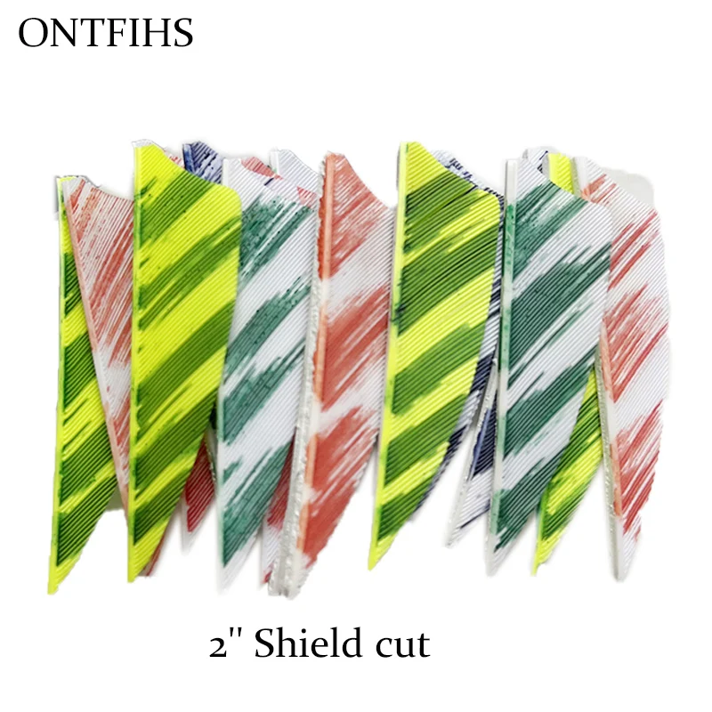 50PCS/lot 2Inch Archery Feathers Shield Cut Fletches Color Ink Painting Arrow Feather DIY Accessories Hunting Shooting
50PCS/lot 2Inch Archery Feathers Shield Cut Fletches Color Ink Painting Arrow Feather DIY Accessories Hunting Shooting