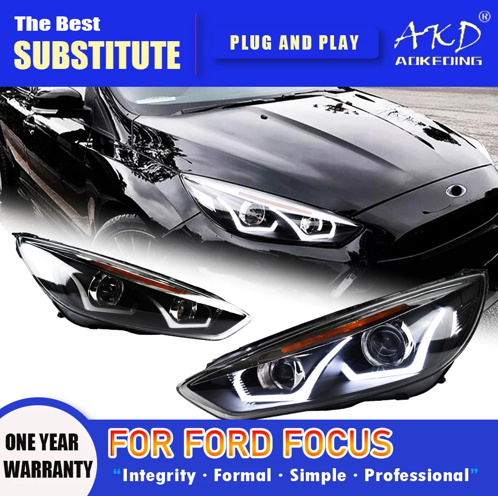 Фара AKD для Ford светодиодная фара для Focus 2015-2017, фары, фокус, ДХО, сигнал поворота, фары дальнего света, объектив проектора Angel Eye
Фара AKD для Ford светодиодная фара для Focus 2015-2017, фары, фокус, ДХО, сигнал поворота, фары дальнего света, объектив проектора Angel Eye