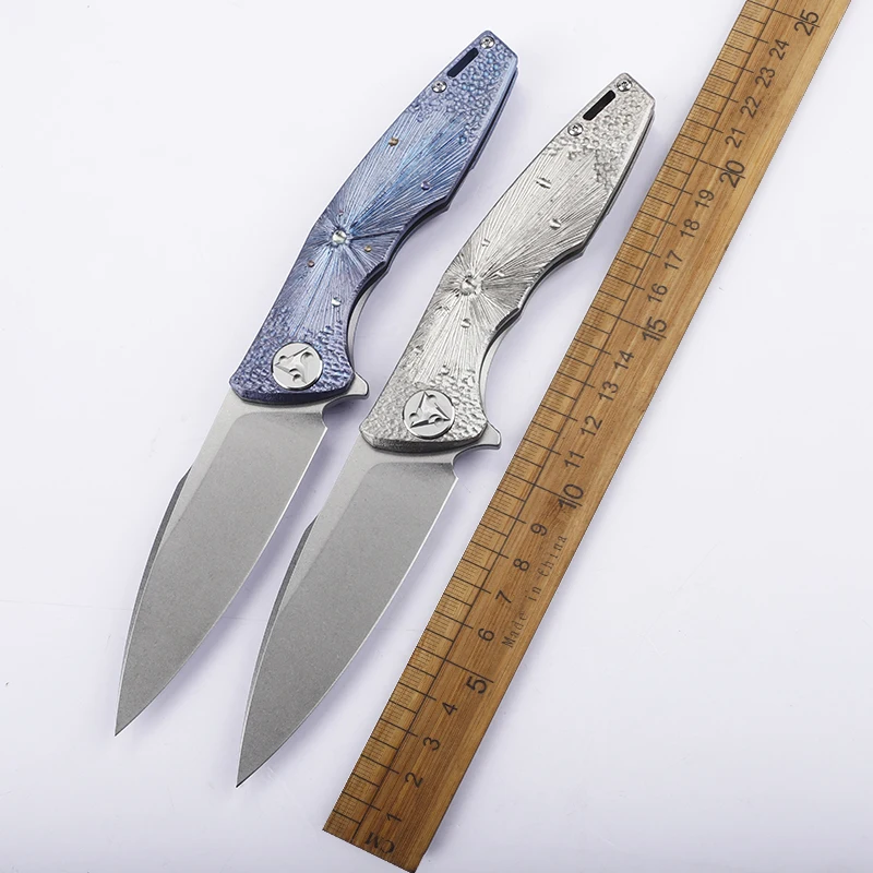 2025 New M390 Steel Blade Convex Concave Pattern Titanium Alloy Handle Outdoor Fruit Survival Collection EDC Cutting Tool
2025 New M390 Steel Blade Convex Concave Pattern Titanium Alloy Handle Outdoor Fruit Survival Collection EDC Cutting Tool