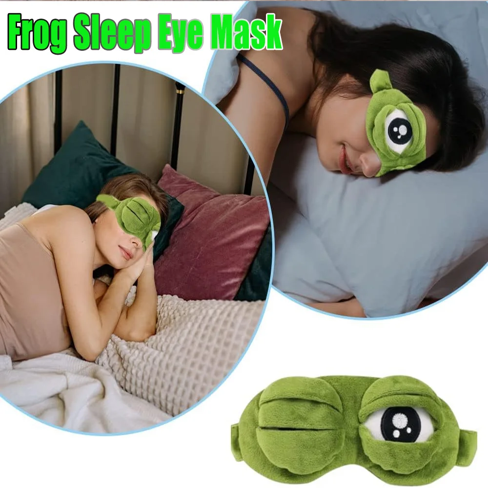 Маска для сна в виде лягушки, милая мультяшная 3D-маска для глаз с большими зелеными глазами, дышащая, светонепроницаемая, приятная для кожи, для женщин и мужчин
Маска для сна в виде лягушки, милая мультяшная 3D-маска для глаз с большими зелеными глазами, дышащая, светонепроницаемая, приятная для кожи, для женщин и мужчин