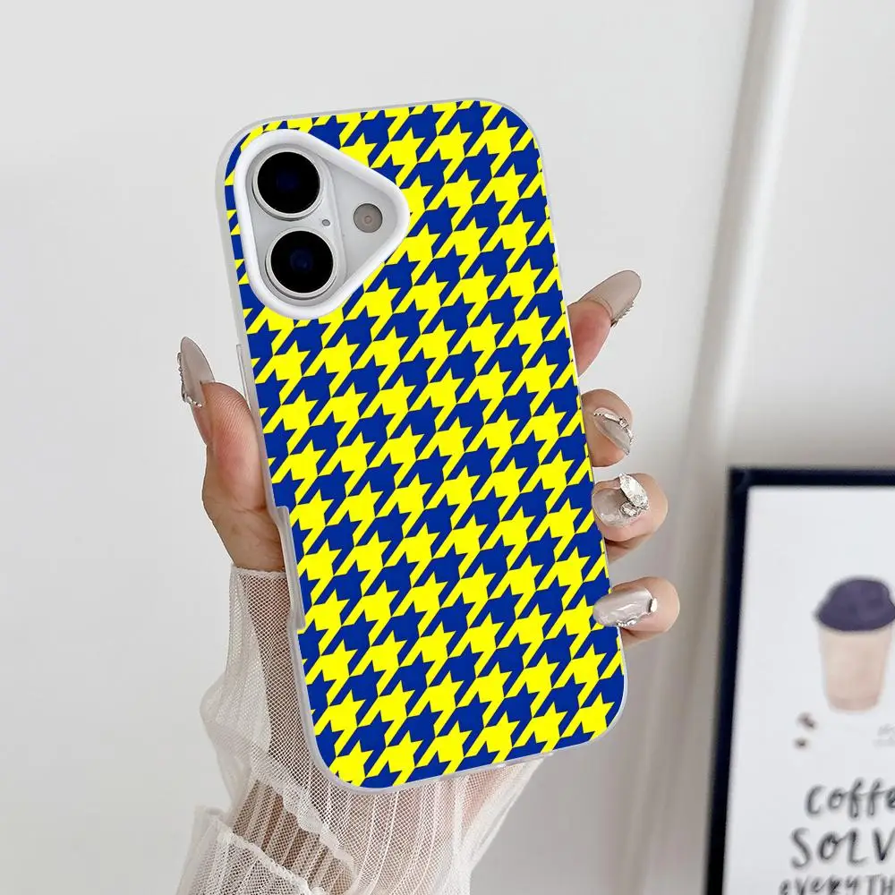 Houndstooth Plaid Phone Case for iPhone 17 16 15 14 13 12 11 Air Pro Max Plus Jelly Double layer White Cover
Houndstooth Plaid Phone Case for iPhone 17 16 15 14 13 12 11 Air Pro Max Plus Jelly Double layer White Cover
