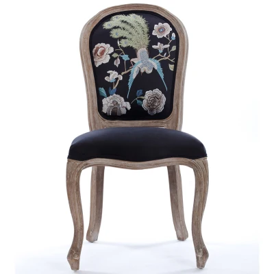 European-style solid wood dining chair American retro leisure chair Cafe hotel dining chair household backrest table
European-style solid wood dining chair American retro leisure chair Cafe hotel dining chair household backrest table