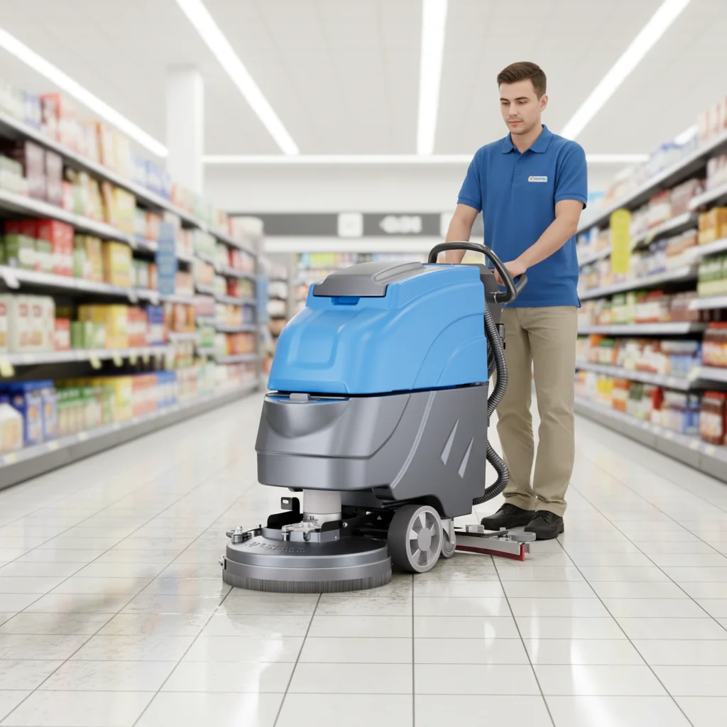 20 Inch Hand Push 100Ah Battery Opereated Floor Scrubber Cleaning Machine for Supermarket
20 Inch Hand Push 100Ah Battery Opereated Floor Scrubber Cleaning Machine for Supermarket
