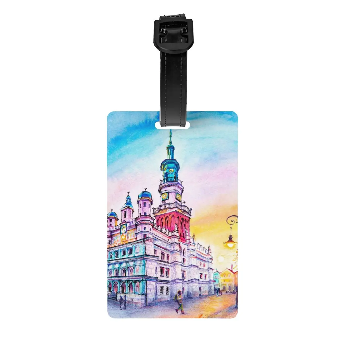 Old Market Square In Poznan, Poland Luggage Tags for Suitcases Privacy Cover ID Label
Old Market Square In Poznan, Poland Luggage Tags for Suitcases Privacy Cover ID Label