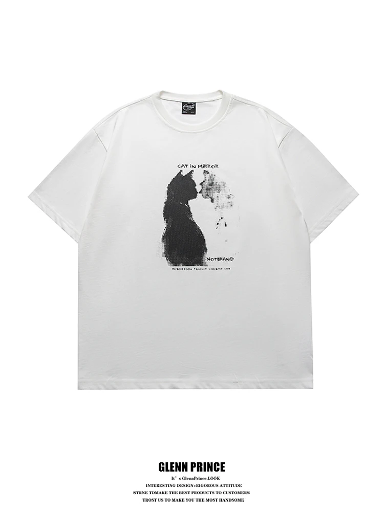 GPstudio American Retro Print Cotton T-Shirt Men's Short Sleeve Summer Casual Tee Unisex Breathable Loose Fit Tee
GPstudio American Retro Print Cotton T-Shirt Men's Short Sleeve Summer Casual Tee Unisex Breathable Loose Fit Tee