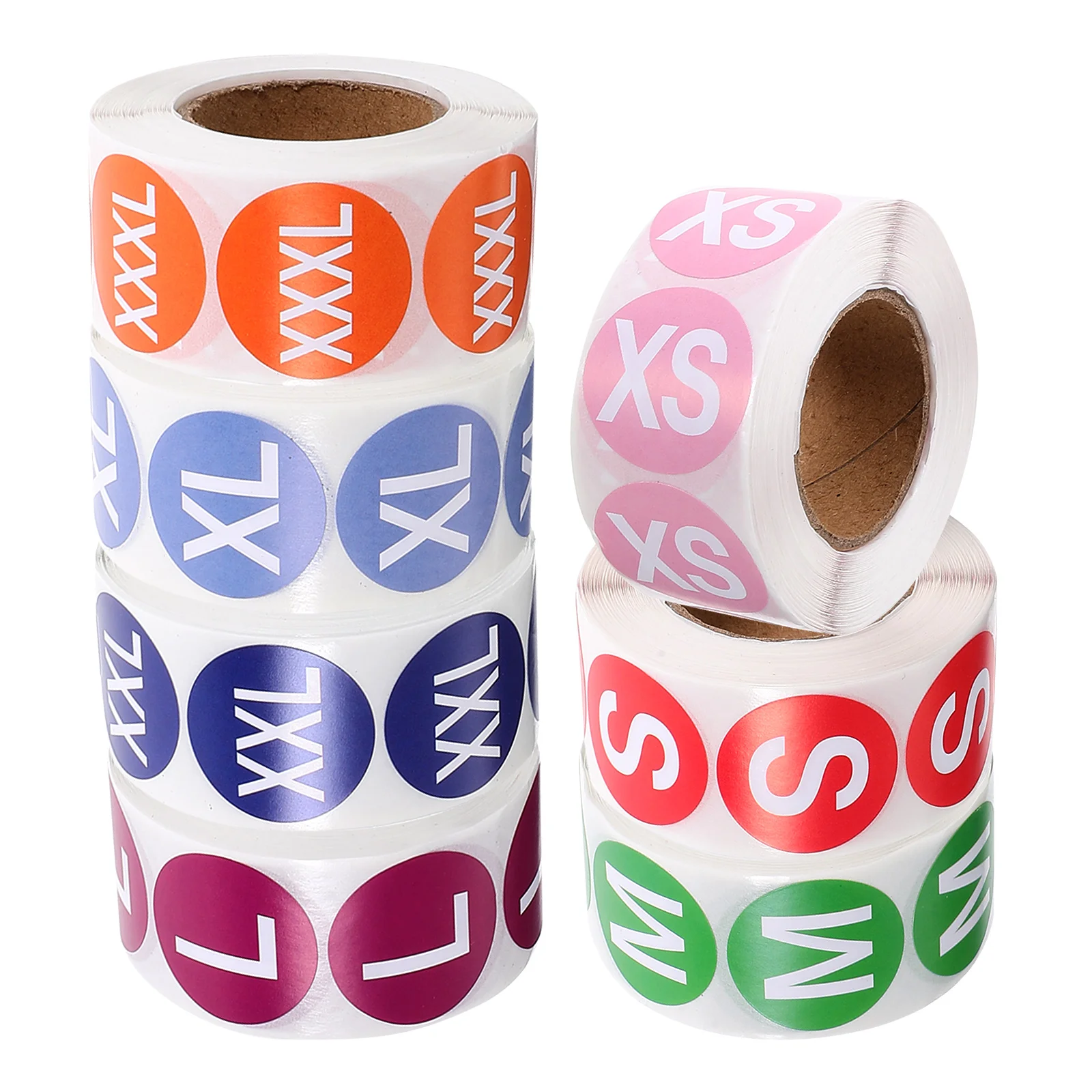 7pcs Size Stickers Self Adhesive Round Labels for Clothes XS S M L XL XXL XXXL Each Retail Use Clothing
7pcs Size Stickers Self Adhesive Round Labels for Clothes XS S M L XL XXL XXXL Each Retail Use Clothing