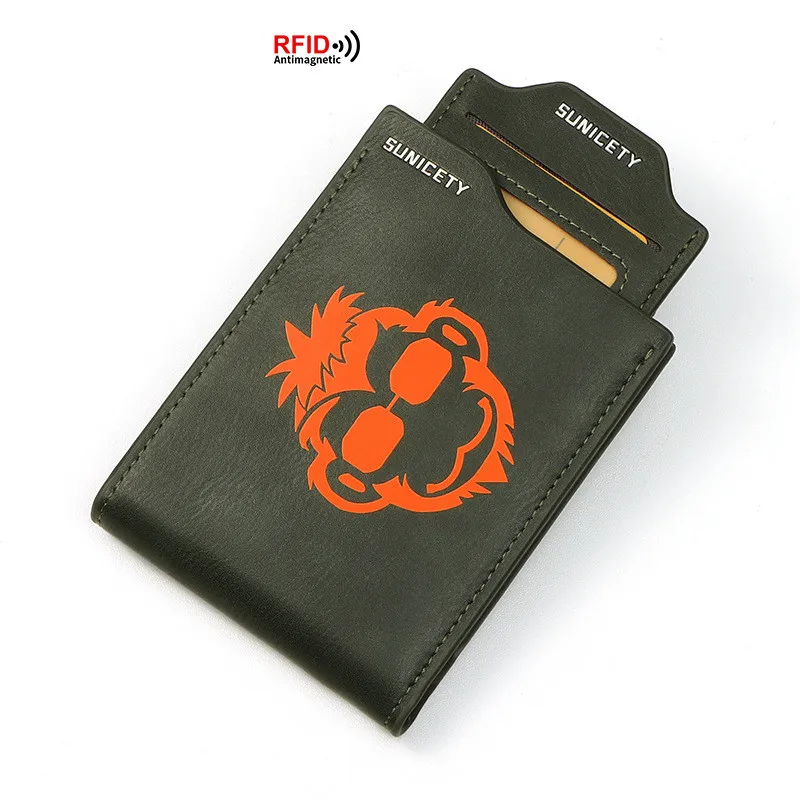 Men's Creative Short Wallet Multifunctional Vertical Mini Wallet New Snap Button Retro Coin Purse Men PU Leather Card Holder
Men's Creative Short Wallet Multifunctional Vertical Mini Wallet New Snap Button Retro Coin Purse Men PU Leather Card Holder