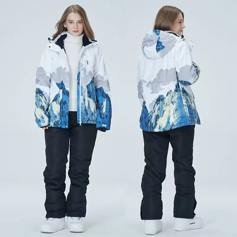 10K Colorful Snow Mountain Man or Woman Ice Suit Wear Waterproof Winter Costume Snowboarding Clothing Ski Sets Jackets + Pants
10K Colorful Snow Mountain Man or Woman Ice Suit Wear Waterproof Winter Costume Snowboarding Clothing Ski Sets Jackets + Pants