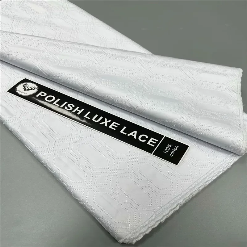 5 Yards Nigerian 100% Cotton Polish Satin Embroidery Fabric High Quality Swiss Voile Lace Material For Men Dubai Style 10L150902
5 Yards Nigerian 100% Cotton Polish Satin Embroidery Fabric High Quality Swiss Voile Lace Material For Men Dubai Style 10L150902