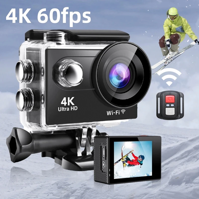 Regaton 4K 60fps Action Camera S9R WiFi 2" LCD 30M Waterproof 170D Remote Control Helmet Bicycle Video Camera Outdoor Sport Cam
Regaton 4K 60fps Action Camera S9R WiFi 2" LCD 30M Waterproof 170D Remote Control Helmet Bicycle Video Camera Outdoor Sport Cam