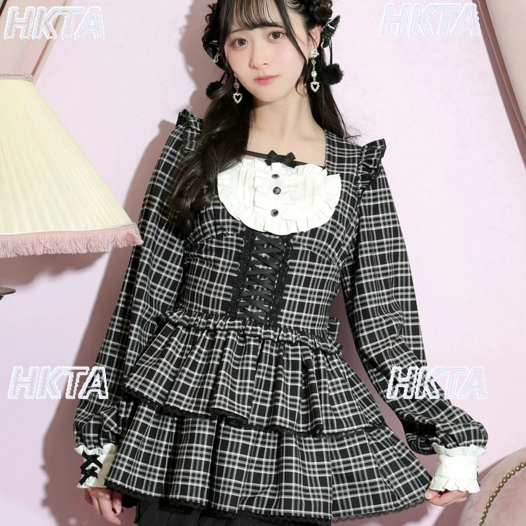 Японское осенне-зимнее новое милое пригородное платье с бантом и квадратным вырезом, длинными рукавами, клетчатое платье-торт, платье в стиле Лолиты для девочек, комплекты с шортами для женщин
Японское осенне-зимнее новое милое пригородное платье с бантом и квадратным вырезом, длинными рукавами, клетчатое платье-торт, платье в стиле Лолиты для девочек, комплекты с шортами для женщин