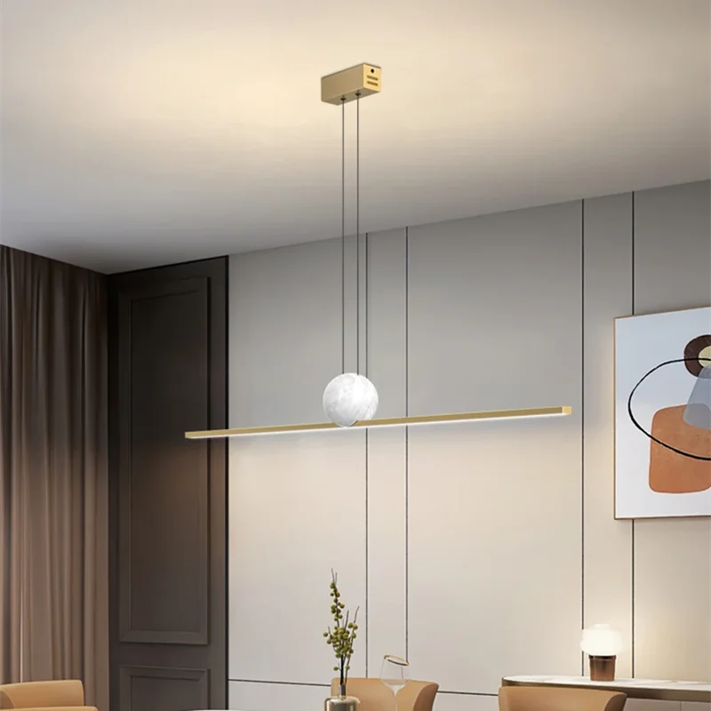 Длинные подвесные светильники в скандинавском стиле, минималистичная роскошная лампа из золота и мрамора, минималистичный декор обеденного стола, светильник для спальни, кухни, острова
Длинные подвесные светильники в скандинавском стиле, минималистичная роскошная лампа из золота и мрамора, минималистичный декор обеденного стола, светильник для спальни, кухни, острова