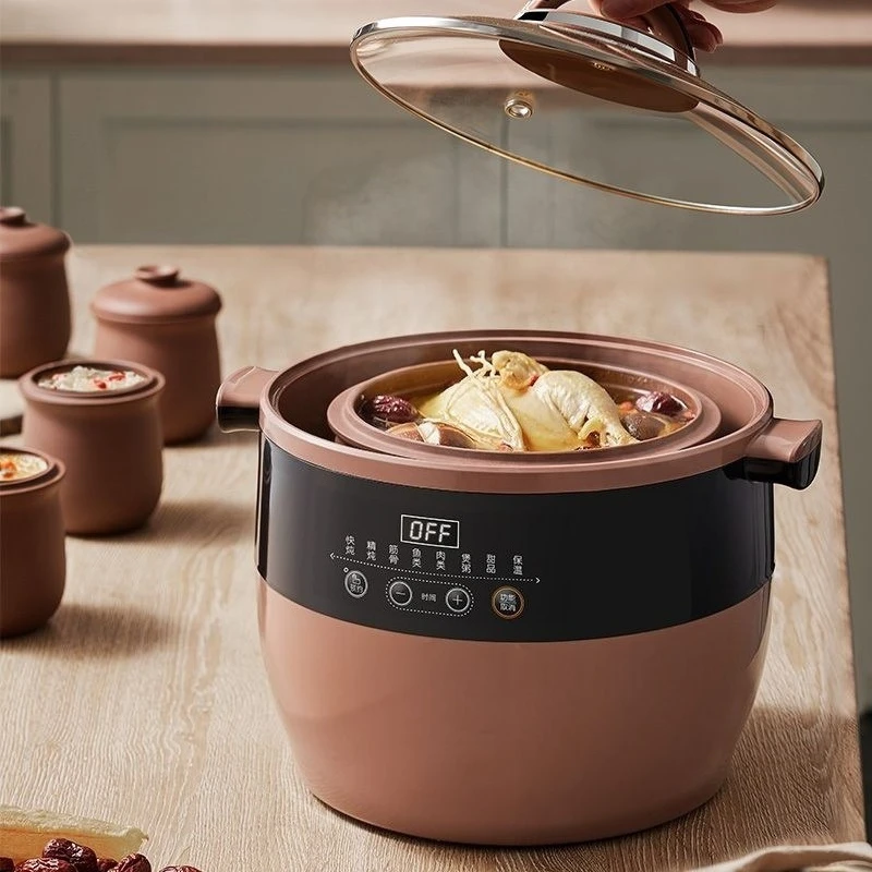 Electric stew pot Large capacity purple sand stew pot Water-proof cup Soup pot Automatic electric cup
Electric stew pot Large capacity purple sand stew pot Water-proof cup Soup pot Automatic electric cup