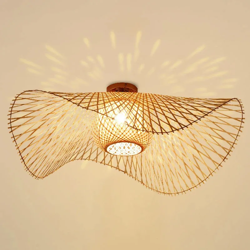 Bamboo Ceiling Lights Rattan Shade E27 Ceiling Lamp for Living Room Restaurant Home Decor Indoor Lighting
Bamboo Ceiling Lights Rattan Shade E27 Ceiling Lamp for Living Room Restaurant Home Decor Indoor Lighting