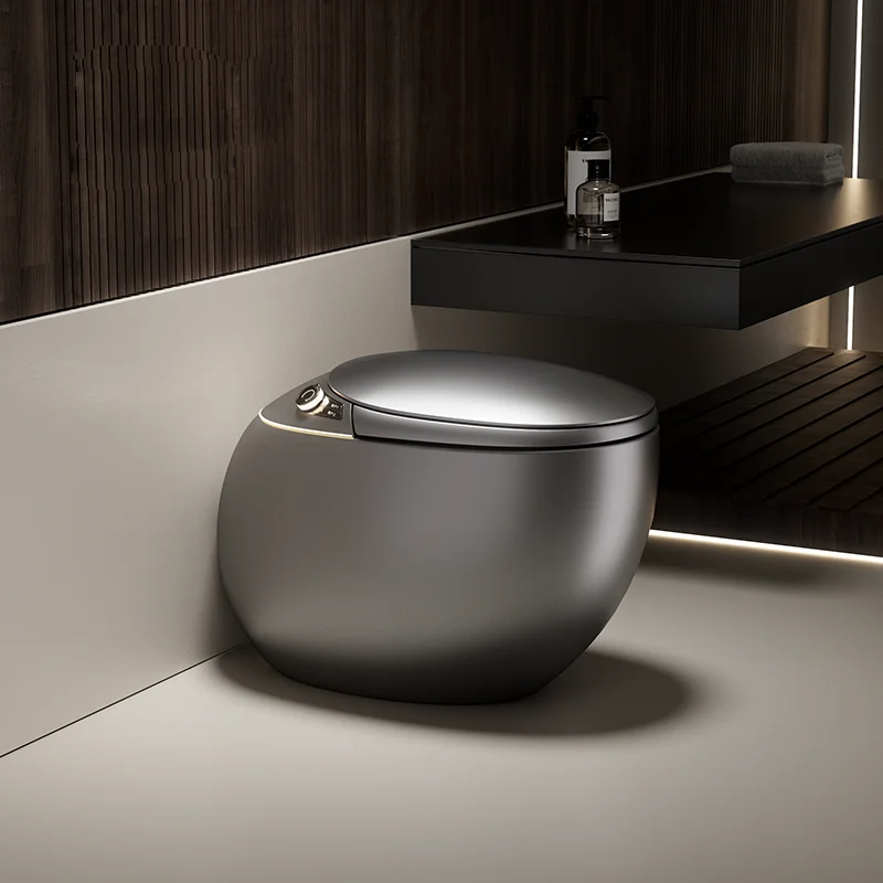 2026 Egg-shaped Floor-to-ceiling Automatic Smart Electric Bathroom Ceramic Smart Toilet With English Voice Control
2026 Egg-shaped Floor-to-ceiling Automatic Smart Electric Bathroom Ceramic Smart Toilet With English Voice Control
