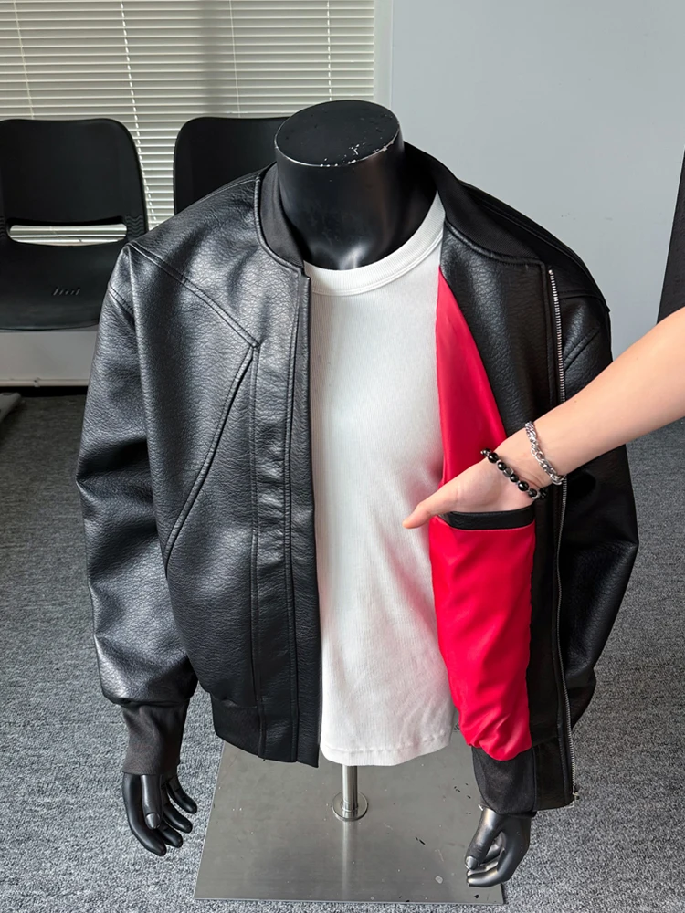 Красный байкерский кожаный джет премиум-класса для мужчин Sle American Bomber Flight Jaet Baseball orm Свободный крой на молнии из искусственной кожи
Красный байкерский кожаный джет премиум-класса для мужчин Sle American Bomber Flight Jaet Baseball orm Свободный крой на молнии из искусственной кожи