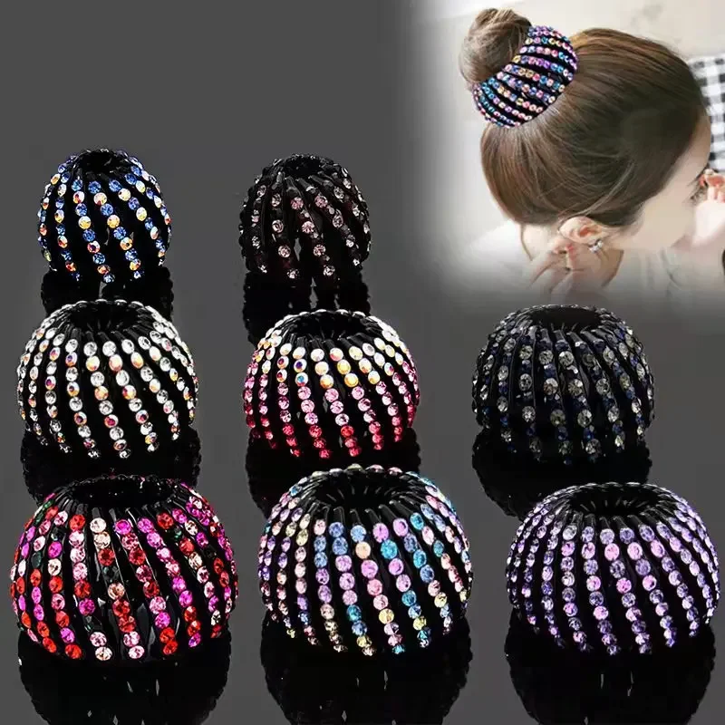 Korean Hair Accessories Water Drill Bird's Nest Bundle Ponytail Clip Grab Flower Bud Head Swollen Headwear
Korean Hair Accessories Water Drill Bird's Nest Bundle Ponytail Clip Grab Flower Bud Head Swollen Headwear