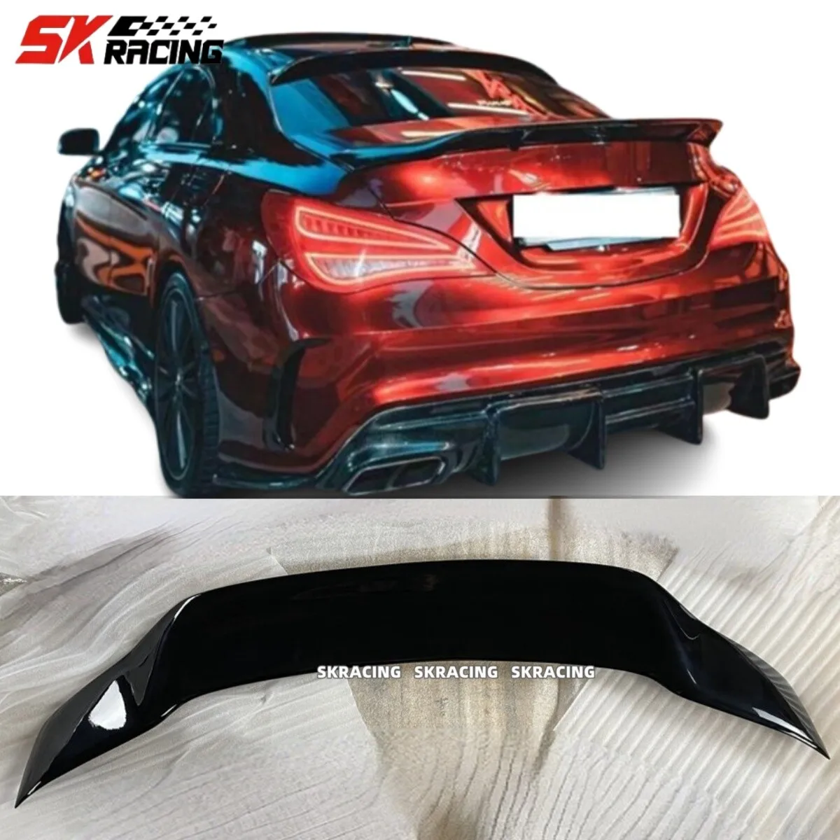 Fits 2013-2019 Mercedes-Benz W117 C117 CLA45 Gloss Black Rear Trunk Spoiler Wing
Fits 2013-2019 Mercedes-Benz W117 C117 CLA45 Gloss Black Rear Trunk Spoiler Wing