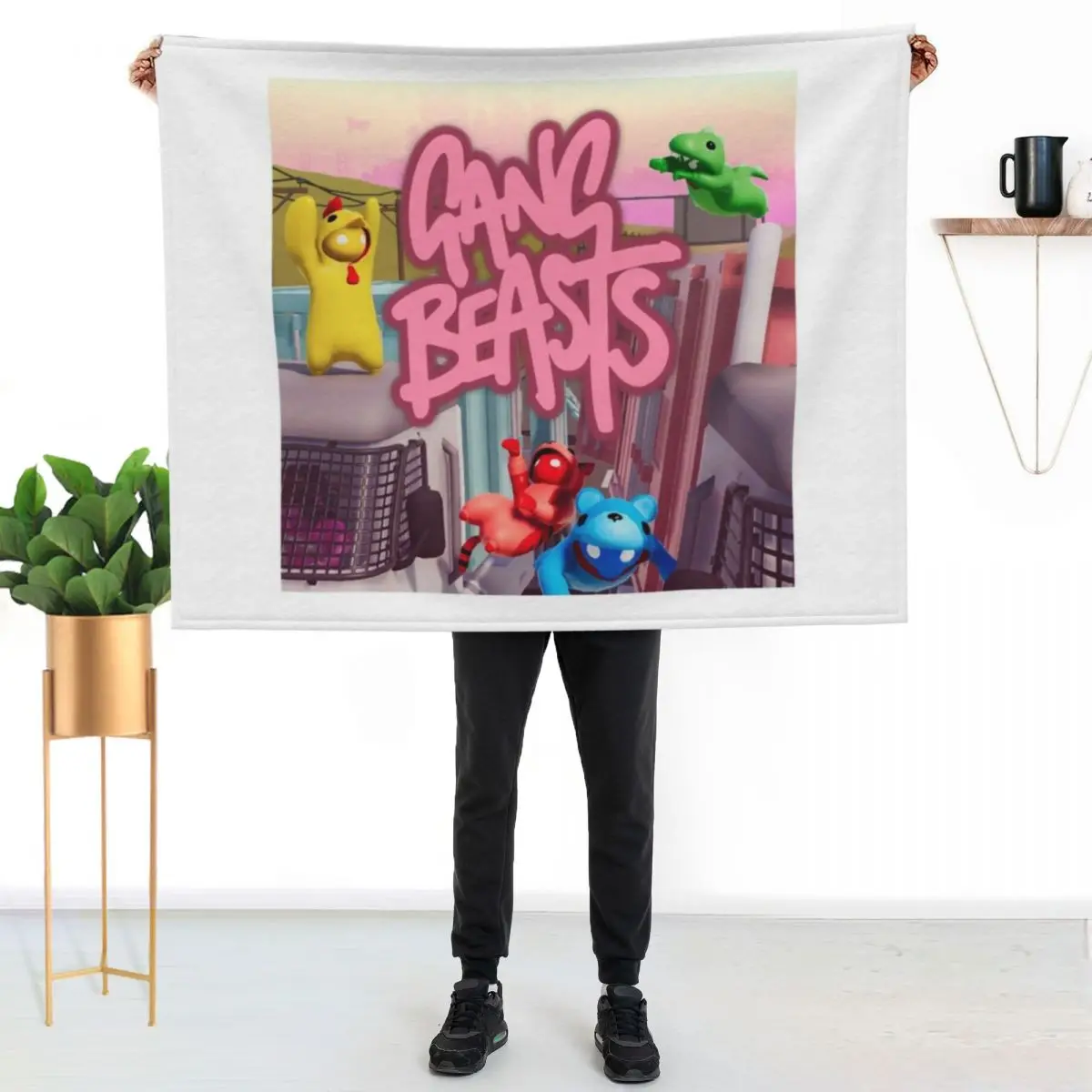 Gang Beasts Throw Blanket Stylish Decor Blanket Gift for Friends Roommate
Gang Beasts Throw Blanket Stylish Decor Blanket Gift for Friends Roommate