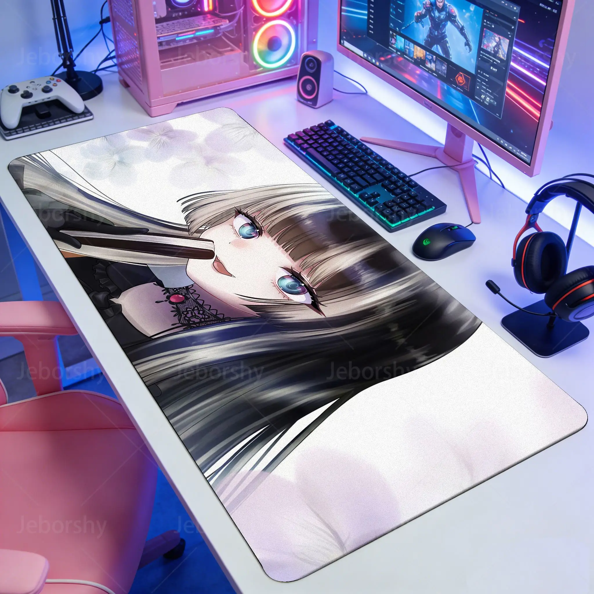 Virtual Idol Rubber Mouse Mat Vtuber Juufuutei Raden Anime HD Priting Playmat Office Game Creative Black and White Desk Mat
Virtual Idol Rubber Mouse Mat Vtuber Juufuutei Raden Anime HD Priting Playmat Office Game Creative Black and White Desk Mat