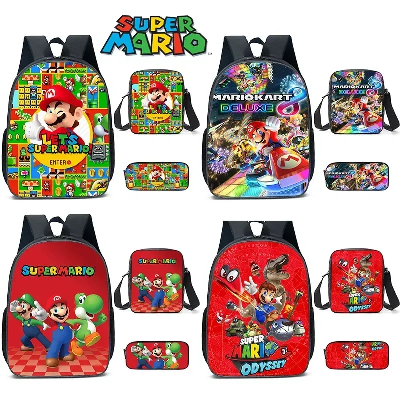 Game Marios Bros Cartoon Backpack Anime Figure Luigi Yoshi Cosplay Schoolbag Boys and Girls Lightening Zipper Backpack Gift
Game Marios Bros Cartoon Backpack Anime Figure Luigi Yoshi Cosplay Schoolbag Boys and Girls Lightening Zipper Backpack Gift