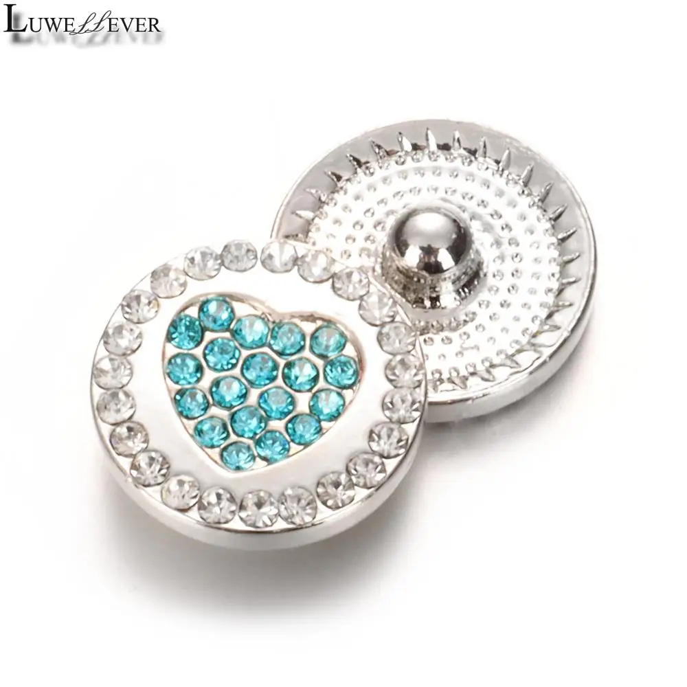 Luwellever Component w013 Heart Crystal 18mm Metal Snap Button For Bracelet Necklace Interchangeable Jewelry Accessorie Findings
Luwellever Component w013 Heart Crystal 18mm Metal Snap Button For Bracelet Necklace Interchangeable Jewelry Accessorie Findings
