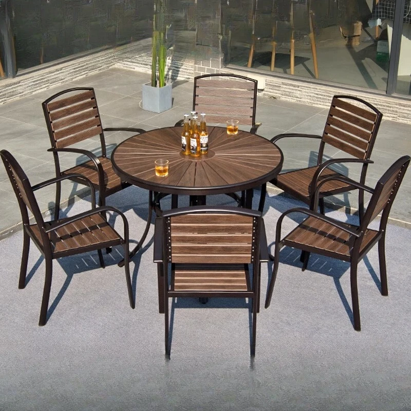 Outdoor tables and chairs waterproof and sunscreen courtyard leisure outdoor open-air balcony three-piece set garden
Outdoor tables and chairs waterproof and sunscreen courtyard leisure outdoor open-air balcony three-piece set garden