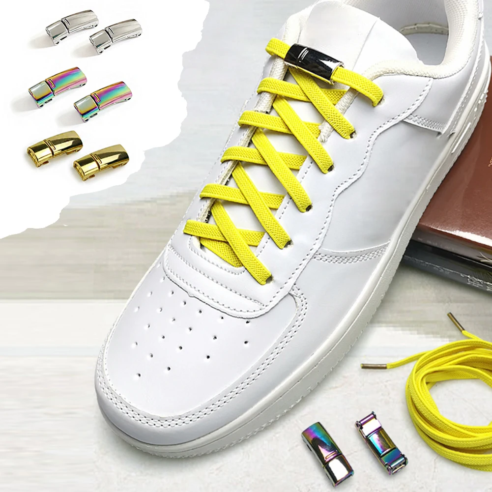 1Pair Thick Shoelace Buckle Lock Quick Tieless Lace No Need Tie Flat Shoelaces Flat Lazy Shoe Laces Buckle
1Pair Thick Shoelace Buckle Lock Quick Tieless Lace No Need Tie Flat Shoelaces Flat Lazy Shoe Laces Buckle