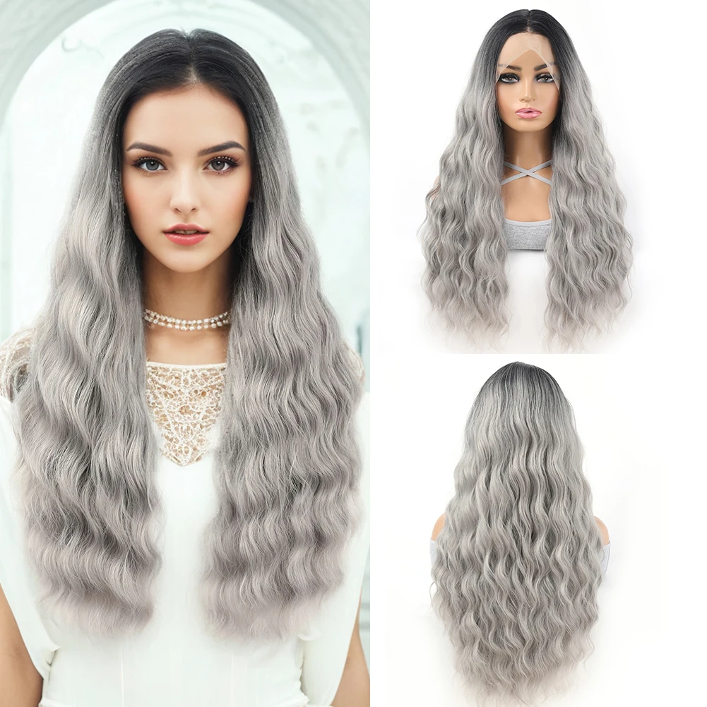 Длинный серый коричневый парик Ombre Body Deep Wave Светлый парик для женщин 13x4 Кружевные фронтальные парики Синтетические волосы 28 дюймов
Длинный серый коричневый парик Ombre Body Deep Wave Светлый парик для женщин 13x4 Кружевные фронтальные парики Синтетические волосы 28 дюймов