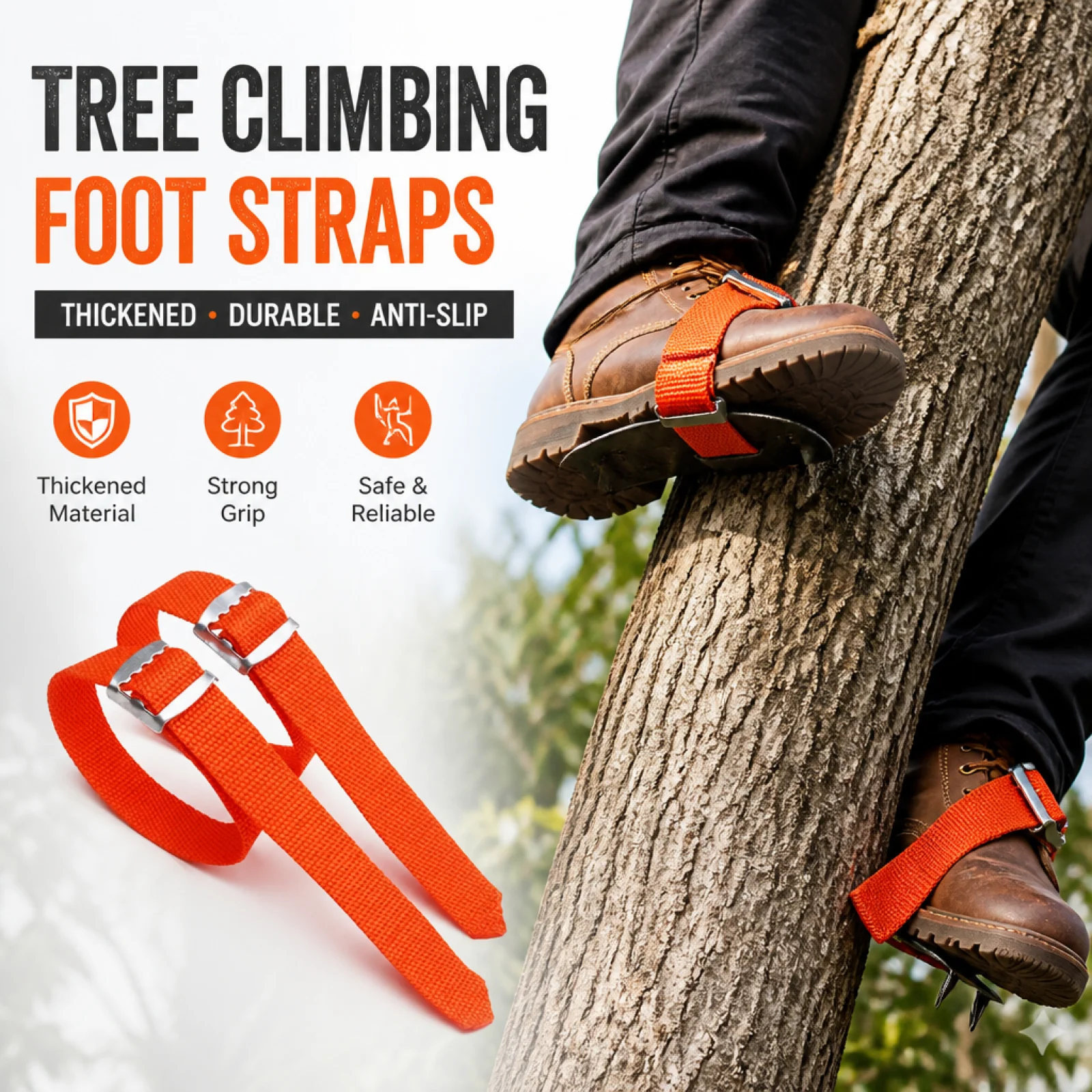 Pole Climbing Climbing Irons Thickened Steel Non-Slip Tree Climbing Irons Wear-Resistant Tree Climber Leg Irons for Arborists,
Pole Climbing Climbing Irons Thickened Steel Non-Slip Tree Climbing Irons Wear-Resistant Tree Climber Leg Irons for Arborists,