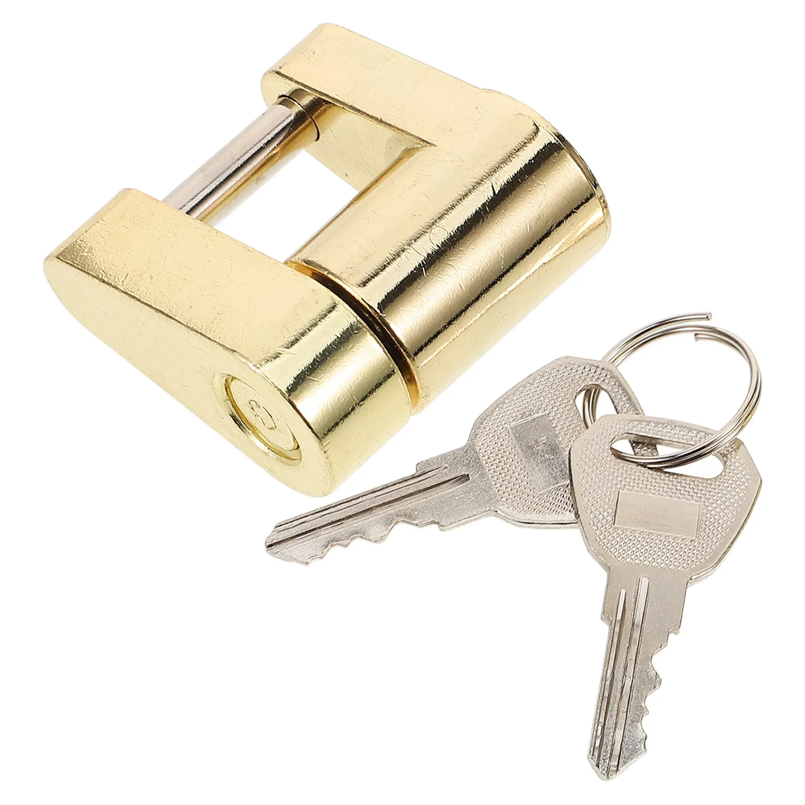 Trailer Coupler Lock Heavy Duty Solid Brass Key Zinc Alloy Body 6Mm Hole Size Tamper Proof Corrosion Resistant Trailer Hitch
Trailer Coupler Lock Heavy Duty Solid Brass Key Zinc Alloy Body 6Mm Hole Size Tamper Proof Corrosion Resistant Trailer Hitch
