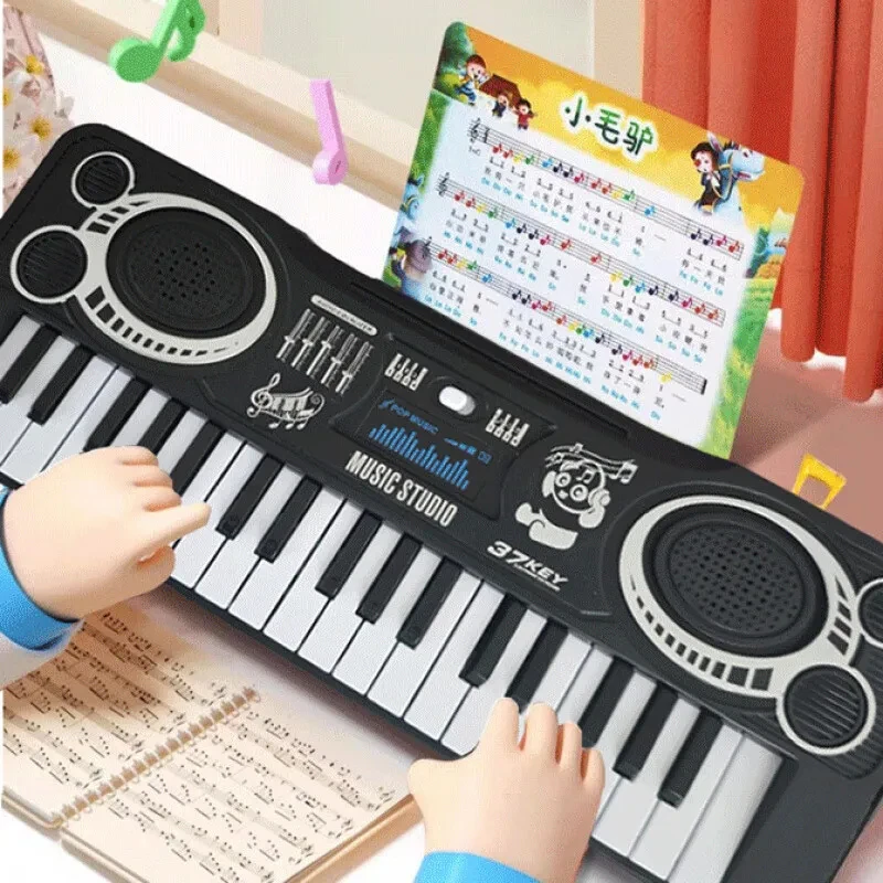 37-Key Kids Electronic Piano Keyboard, Portable Musical Toy for Toddlers & Children, Early Learning Educational Gift, Ages 3-9
37-Key Kids Electronic Piano Keyboard, Portable Musical Toy for Toddlers & Children, Early Learning Educational Gift, Ages 3-9