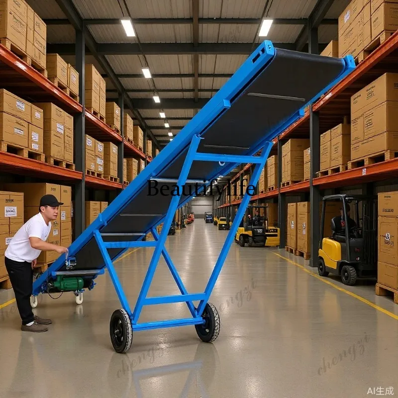 81 new conveyor belt small conveyor loading and unloading mobile box loading bulk fertilizer cement
81 new conveyor belt small conveyor loading and unloading mobile box loading bulk fertilizer cement