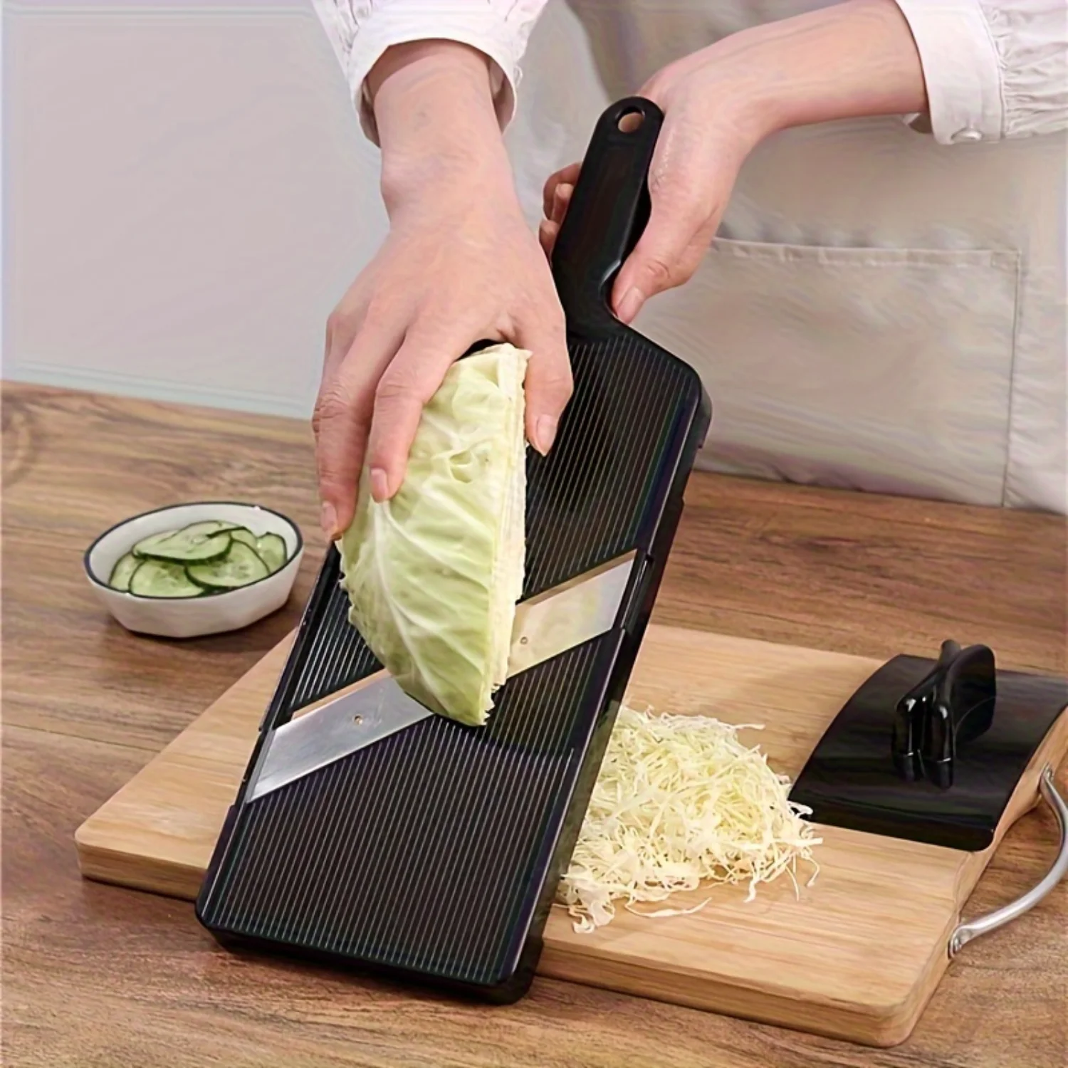 Set Premium Mandoline Food Slicer - Effortless Julienne & Slicing, Onion to Potato, With Safety Guard - Durable Stuff, Innovati
Set Premium Mandoline Food Slicer - Effortless Julienne & Slicing, Onion to Potato, With Safety Guard - Durable Stuff, Innovati
