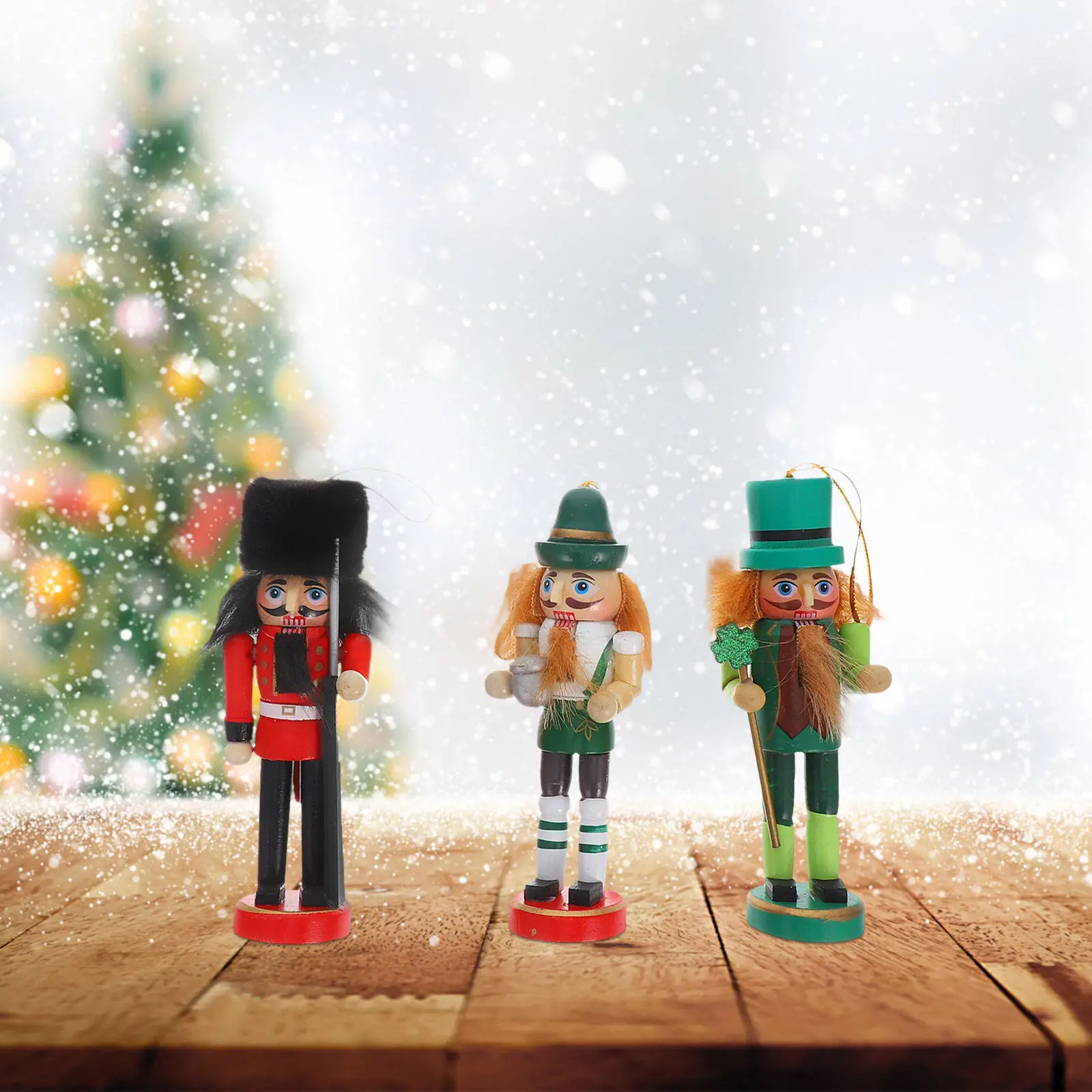 6Pcs Nutcracker Wooden Hanging Ornaments Classic Christmas Nutcracker Decorations Xmas Tree Pendants Holiday Home Office Decor
6Pcs Nutcracker Wooden Hanging Ornaments Classic Christmas Nutcracker Decorations Xmas Tree Pendants Holiday Home Office Decor