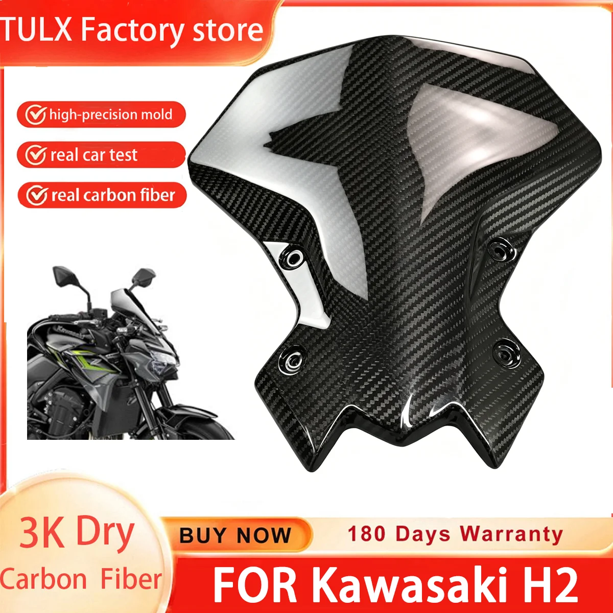 3K Dry Carbon Fiber Windshield Windscreen Panel Cover Motorcycle Accessories For Kawasaki Z900 2017 2018 2019 2020 2021 2022
3K Dry Carbon Fiber Windshield Windscreen Panel Cover Motorcycle Accessories For Kawasaki Z900 2017 2018 2019 2020 2021 2022