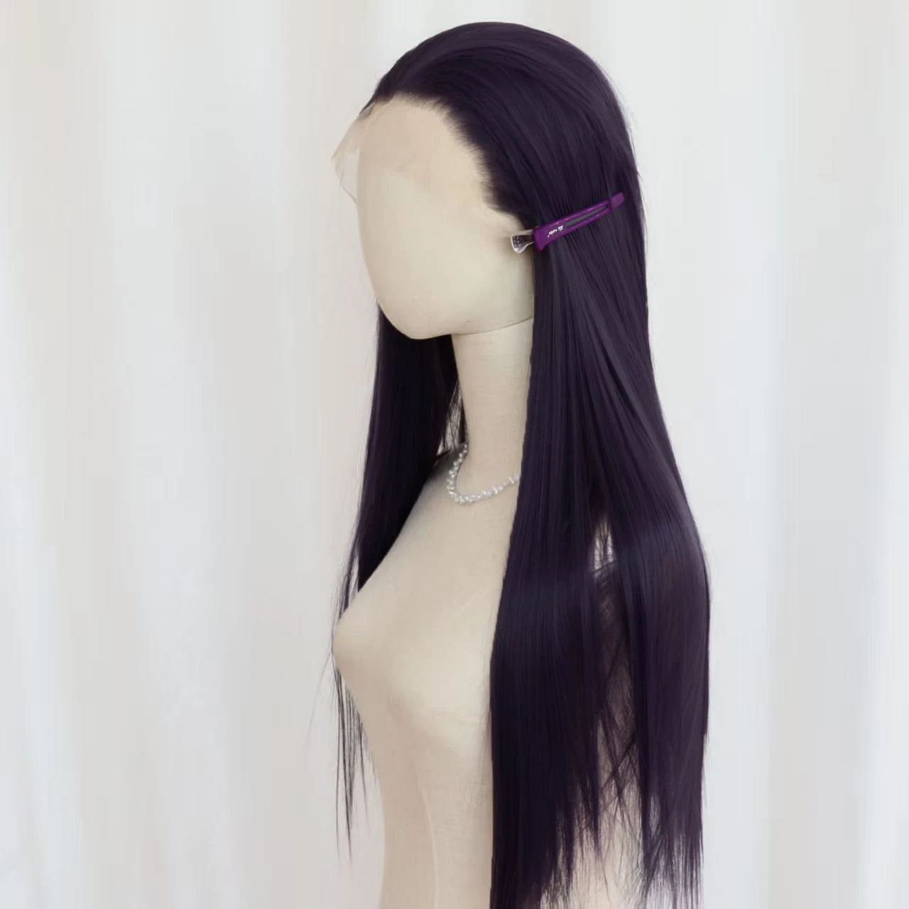 Dark Purple Lace Front Wig for Women 26 Inch 13x4 Lace Frontal Hair Wigs Synthetic Lace Wigs High Quality Cosplay Purple Wig
Dark Purple Lace Front Wig for Women 26 Inch 13x4 Lace Frontal Hair Wigs Synthetic Lace Wigs High Quality Cosplay Purple Wig