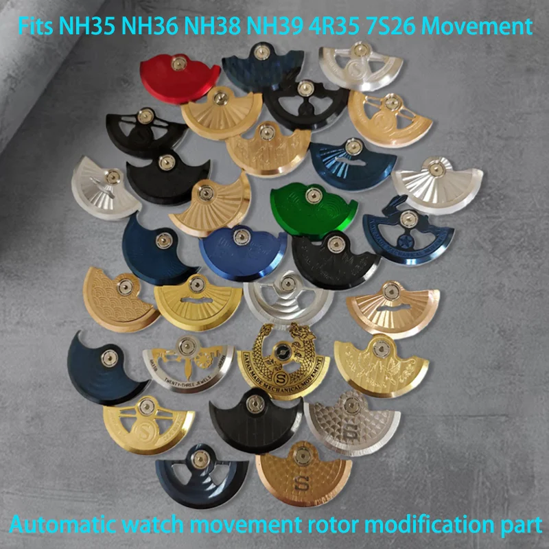 NH35 NH36 Automatic Hammer Rotor Fits For NH34 NH35 NH36 NH38 NH70 7S26 4R 6R Movement Men's Watch Replace Part
NH35 NH36 Automatic Hammer Rotor Fits For NH34 NH35 NH36 NH38 NH70 7S26 4R 6R Movement Men's Watch Replace Part