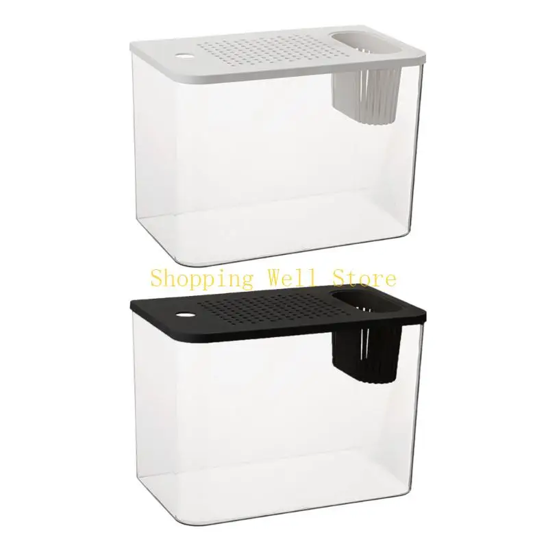 KX4B Устойчивые к царапинам резервуары для чистой воды Миска для рыбы с крышкой для предотвращения разлива воды Держатель для
KX4B Устойчивые к царапинам резервуары для чистой воды Миска для рыбы с крышкой для предотвращения разлива воды Держатель для