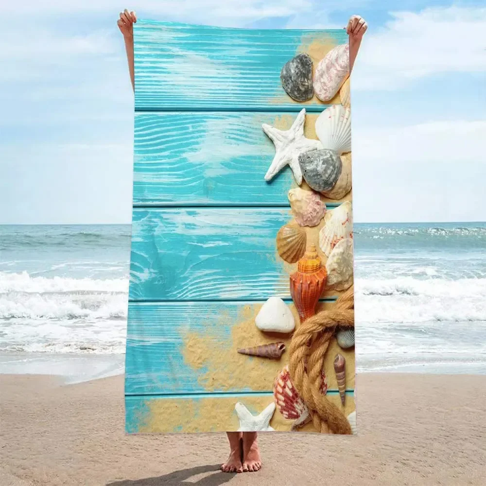 Мягкое впитывающее дышащее пляжное полотенце из микрофибры для взрослых и детей, модное декоративное пляжное полотенце с принтом океана и ракушки
Мягкое впитывающее дышащее пляжное полотенце из микрофибры для взрослых и детей, модное декоративное пляжное полотенце с принтом океана и ракушки