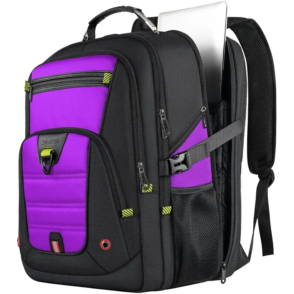 Large Waterproof Travel Backpack with USB Port, TSA-Approved, Ideal for Women and College Students
Large Waterproof Travel Backpack with USB Port, TSA-Approved, Ideal for Women and College Students